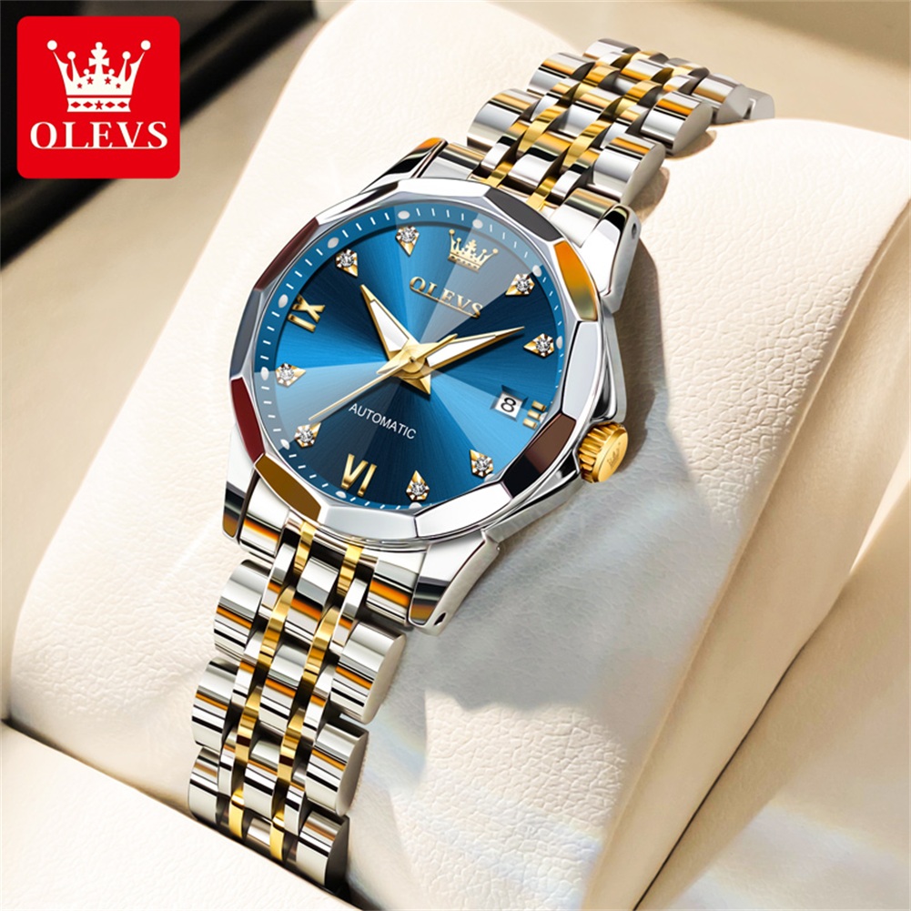 Ladies Fashion Watch - OLEVS 9982 Damenuhren Funkelnde Glänzende Diamantskala