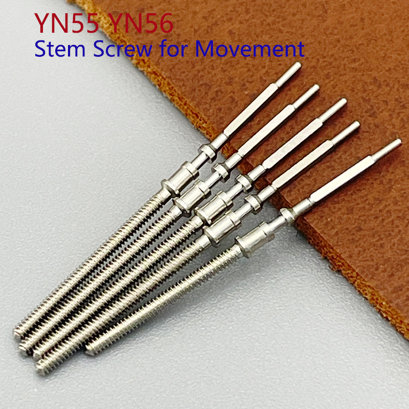 Watch Crown Stem - 2/4 Stück YN55 Uhrenkrone aus Edelstahl,