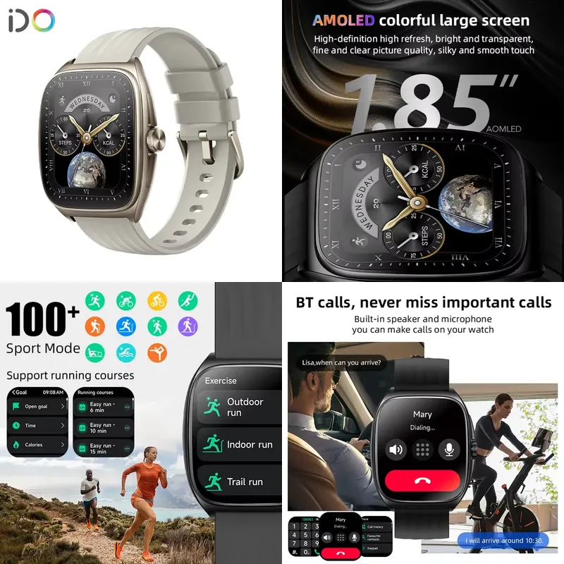 Watch Smart Smartwatch - 2025 Modische Herren-Smartwatch vom Hersteller mit