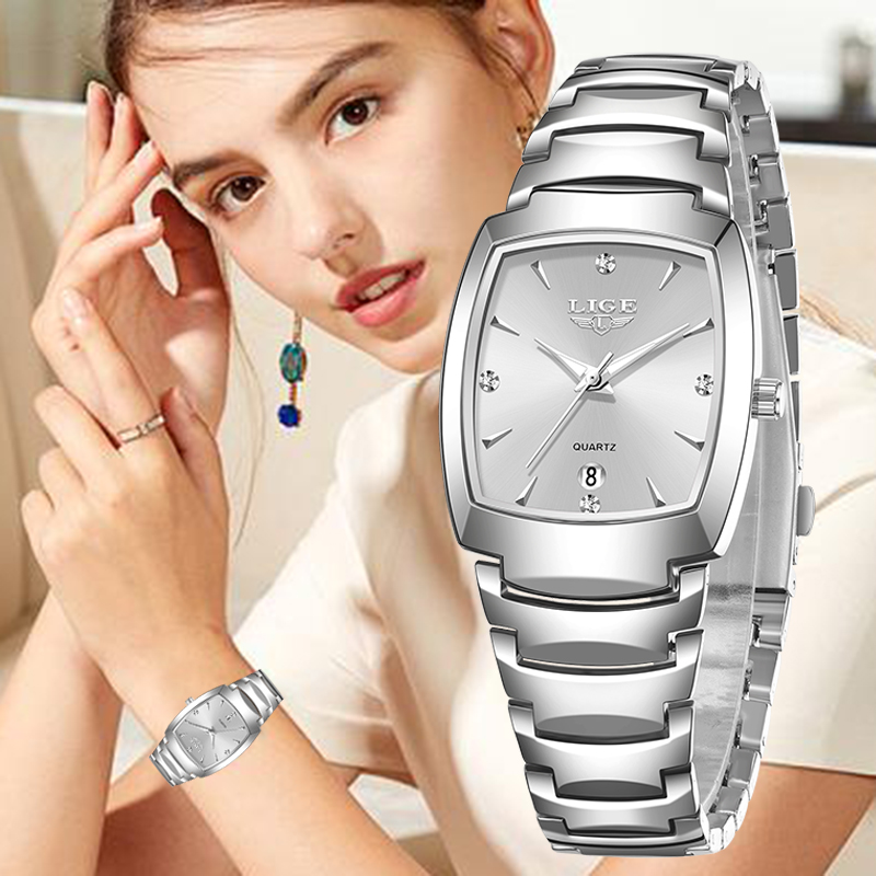 Ladies Fashion Watch - LIGE 2026 Neue Damen-Armbanduhr Business Luxus