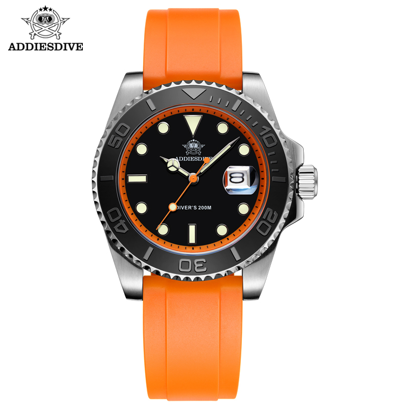 Silicone Sport Band - ADDIESDIVE AD2040 NEUE Mode Sport Uhr