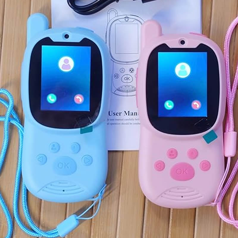 Smartwatch Watches Gift For Boys - Walkie-Talkies, niedliches 2er-Pack, wiederaufladbar, für Kinder,