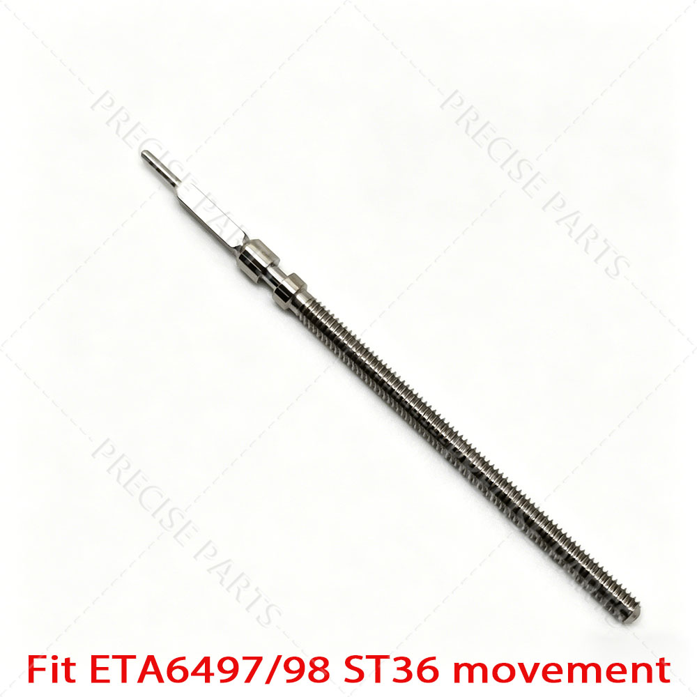 Watch Crown Stem - Edelstahl-Uhrenkrone, Premium-Ersatzteile, passend für ETA 6497/6498