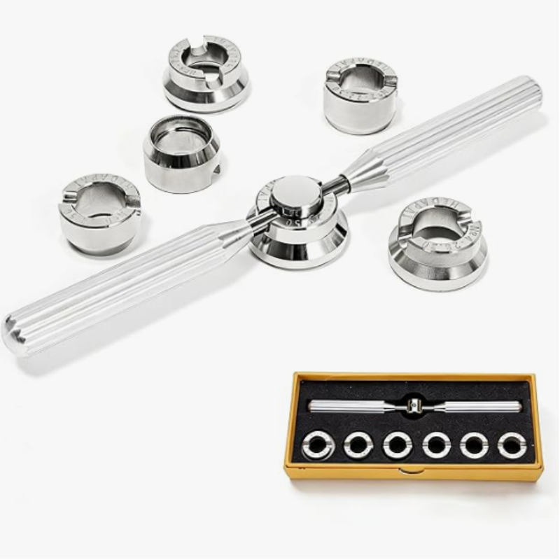 Case Back Opener - Für Rolex SEIKO Uhrengehäuse-Öffner mit Rillenmuster,