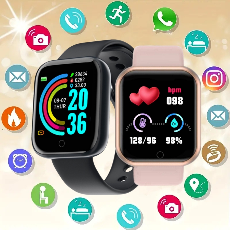 Smartwatch Watches Kids - Smartwatch Nachricht erinnern Musik steuerung Kalorien