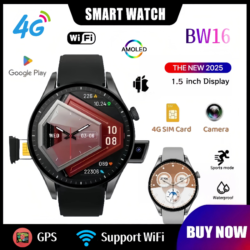 Smartwatch New Watches 2025 - Neue 4G Smartwatch BW16: WiFi |