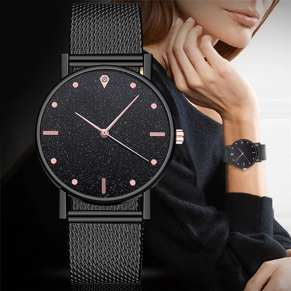 Silicone Sport Band - 2025, neue einfache Silikonband-Damenuhren, schwarze analoge
