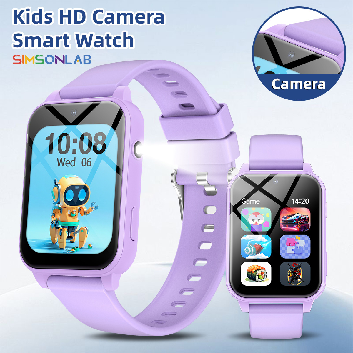 Smartwatch Watches Gift For Boys - 2026 Neue Kinder-Smartwatch Multifunktions-Interaktion Fotoaufnahme Lernpartner