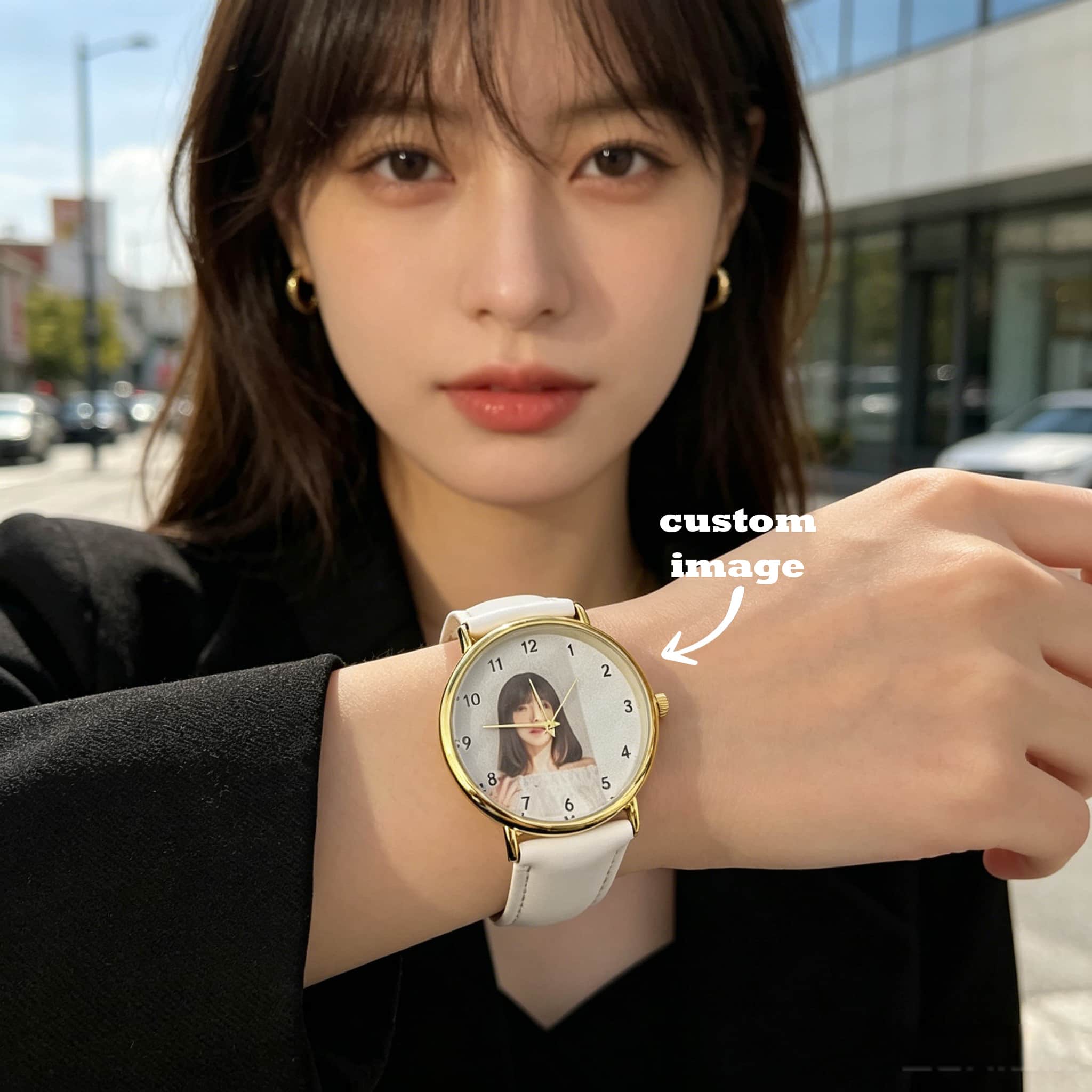 Ladies Fashion Watch - Personalisierte Damenuhr mit individuellem Foto und