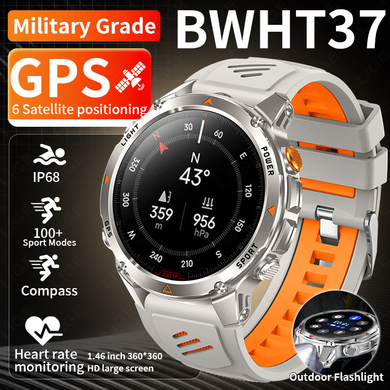 Watch Smart Smartwatch - LIGE Robuste GPS Track Smart Uhr