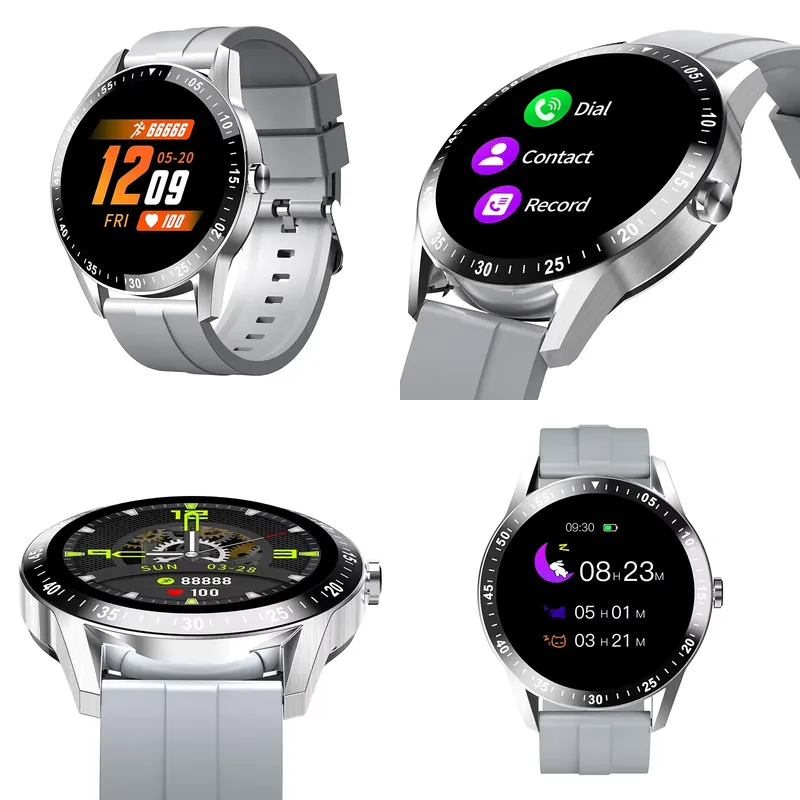 Watch Smart Smartwatch - Fitness-Tracker-Telefone mit Anruffunktion und Wetteranzeige, IP67