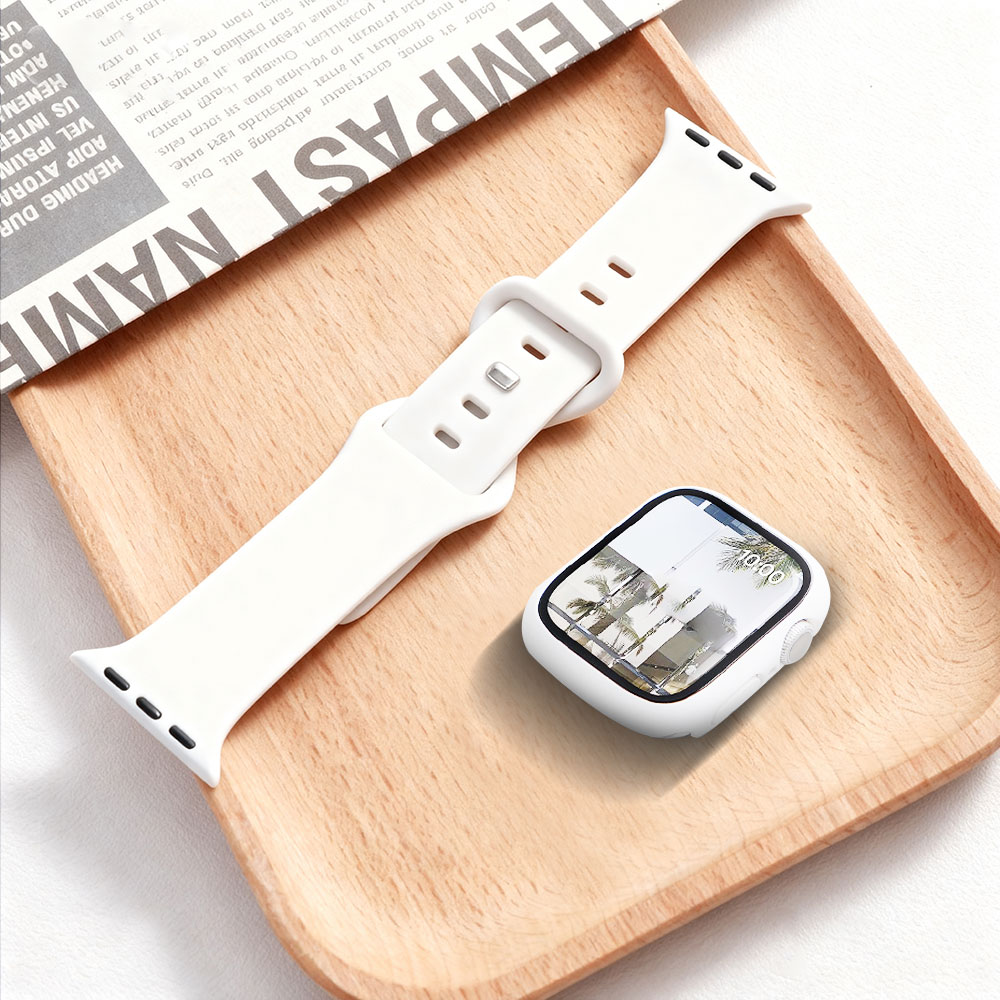 Silicone Sport Band - Glas + Gehäuse + Band für