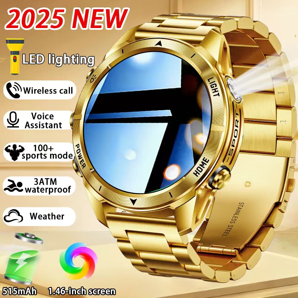 Smartwatch New Watches 2025 - Neue Outdoor-Sport Smart Uhr Männer 1,46