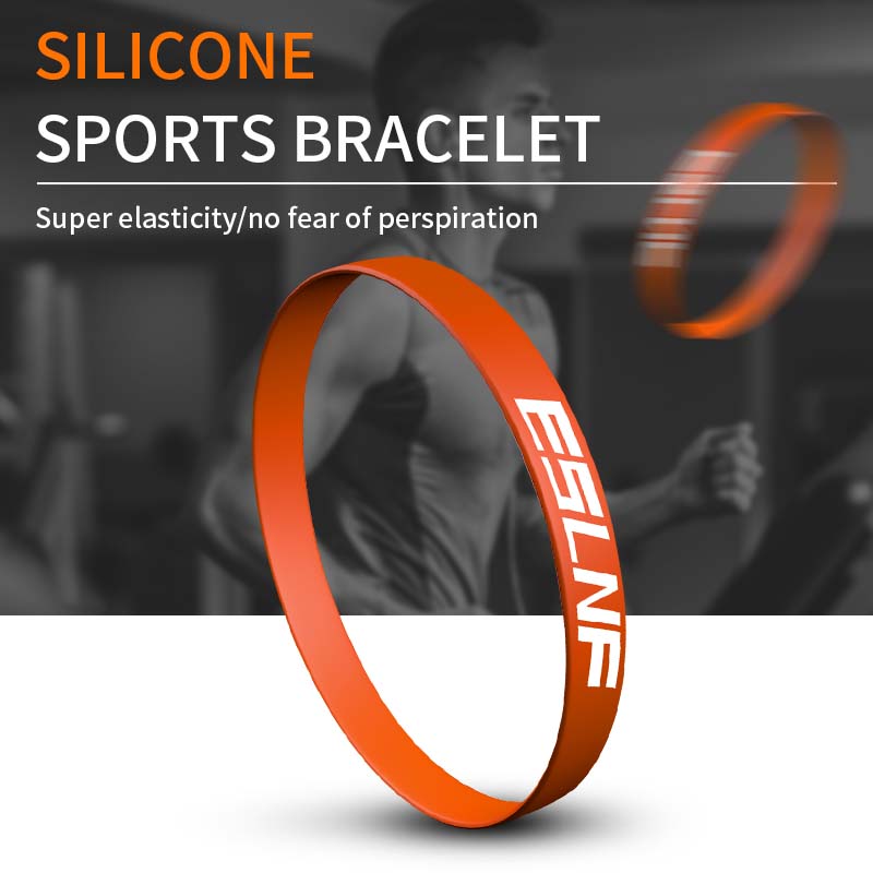 Silicone Sport Band - Maßgeschneidertes, wasserdichtes, weiches, elastisches Gummi-Sportarmband aus