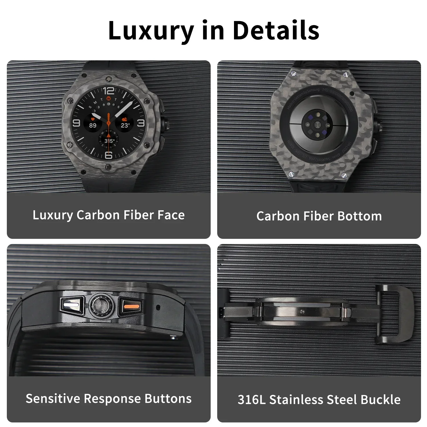 Luxus-Modifikationsset für Sam – Smartwatch Luxury Watches Bewertung und Preis