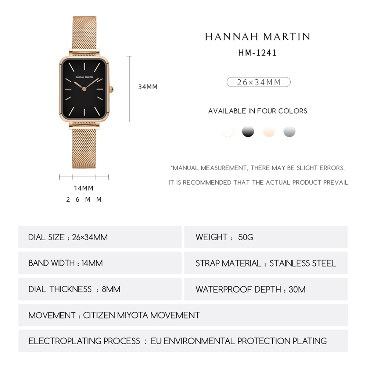 Rechteck Ultradünne Nordic Ein – Anti-Magnetic Watch Bewertung und Preis
