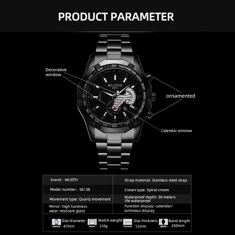Luxusmarke Herrenuhr Wasserdic – Smartwatch Luxury Watches For Men Bewertung und Preis