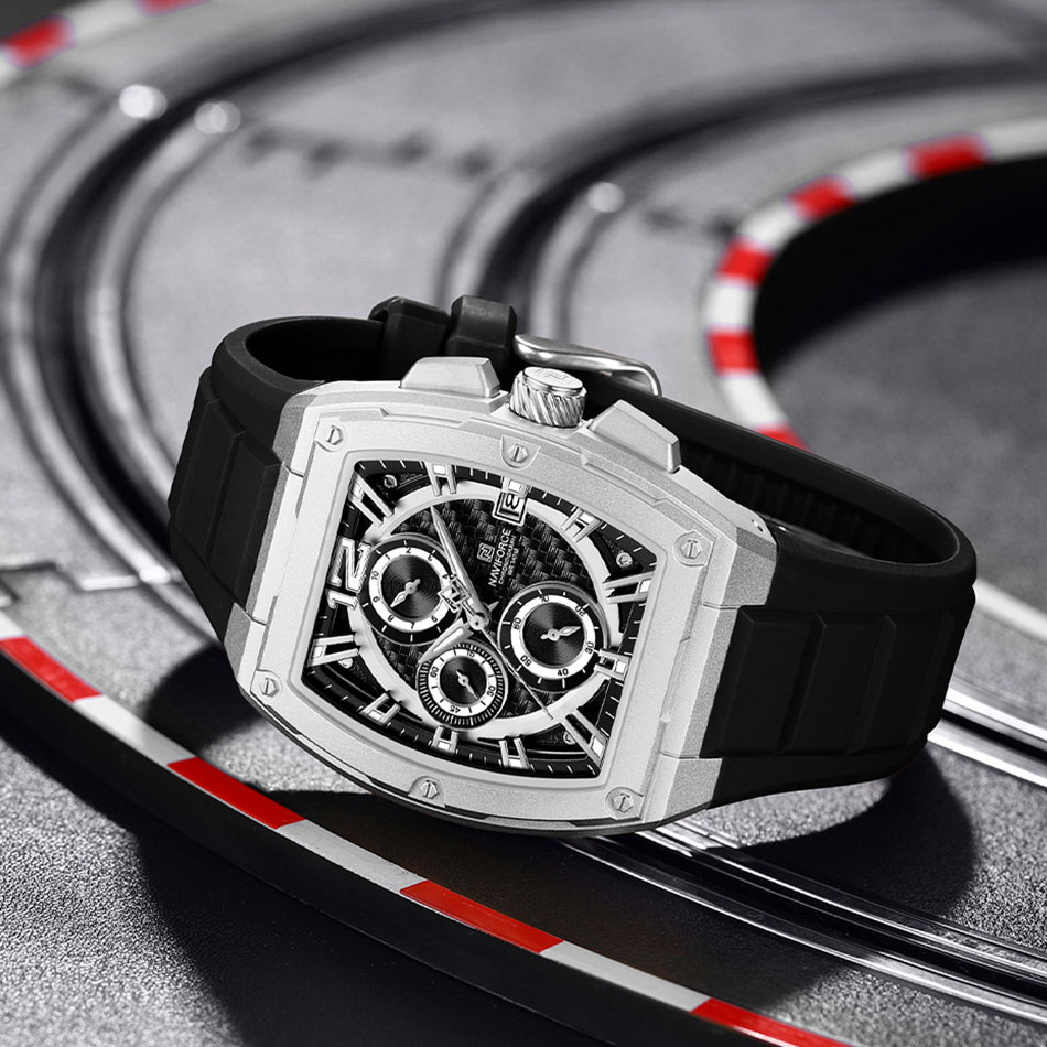 NAVIFORCE Herren-Armbanduhr, w – Silicone Sport Band Bewertung und Preis