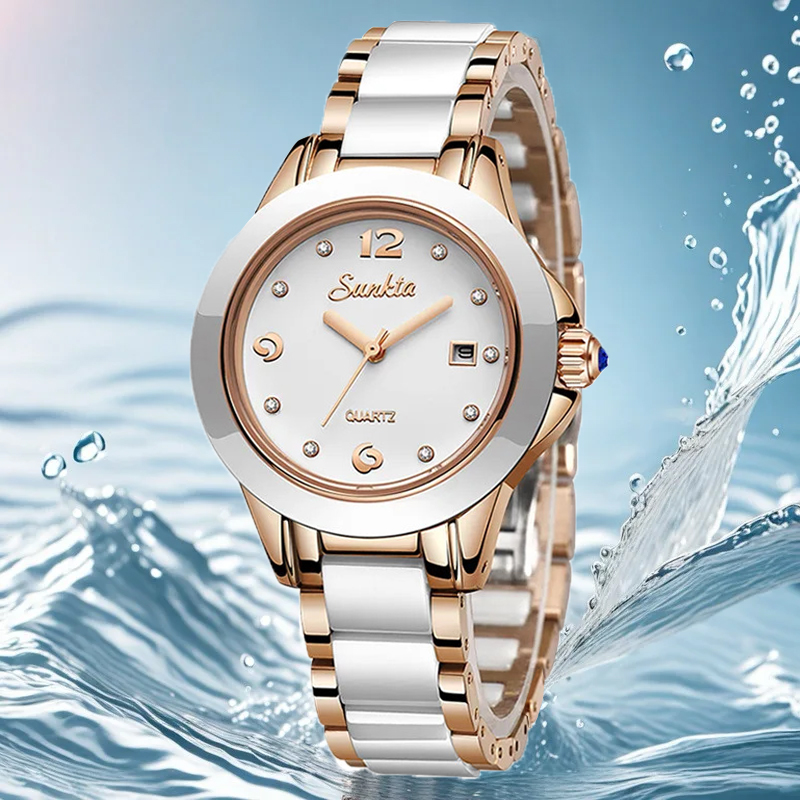 Sunkta Mode Lässig Quarz Frau  – Ladies Fashion Watch Bewertung und Preis