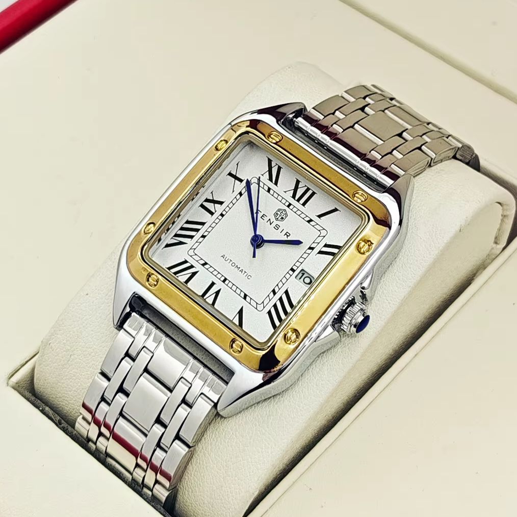 Luxuriöse quadratische Herrenu – Smartwatch Watches Best Gift For Men Bewertung und Preis