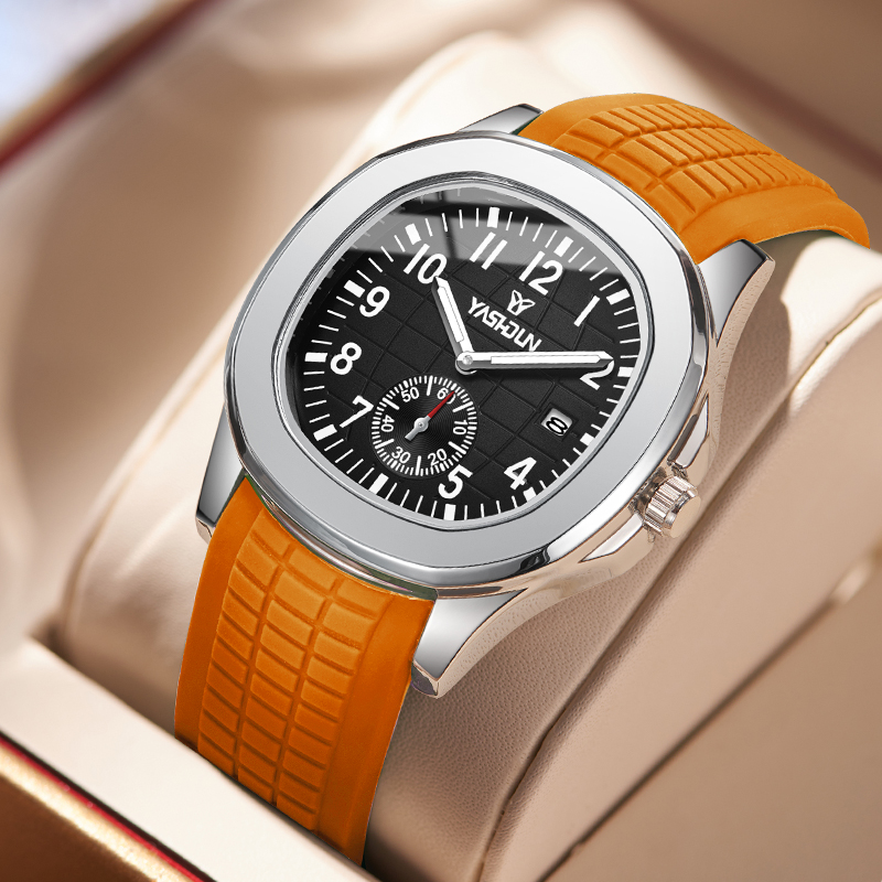 Marken-Sportuhren für Herren,  – Silicone Sport Band Bewertung und Preis