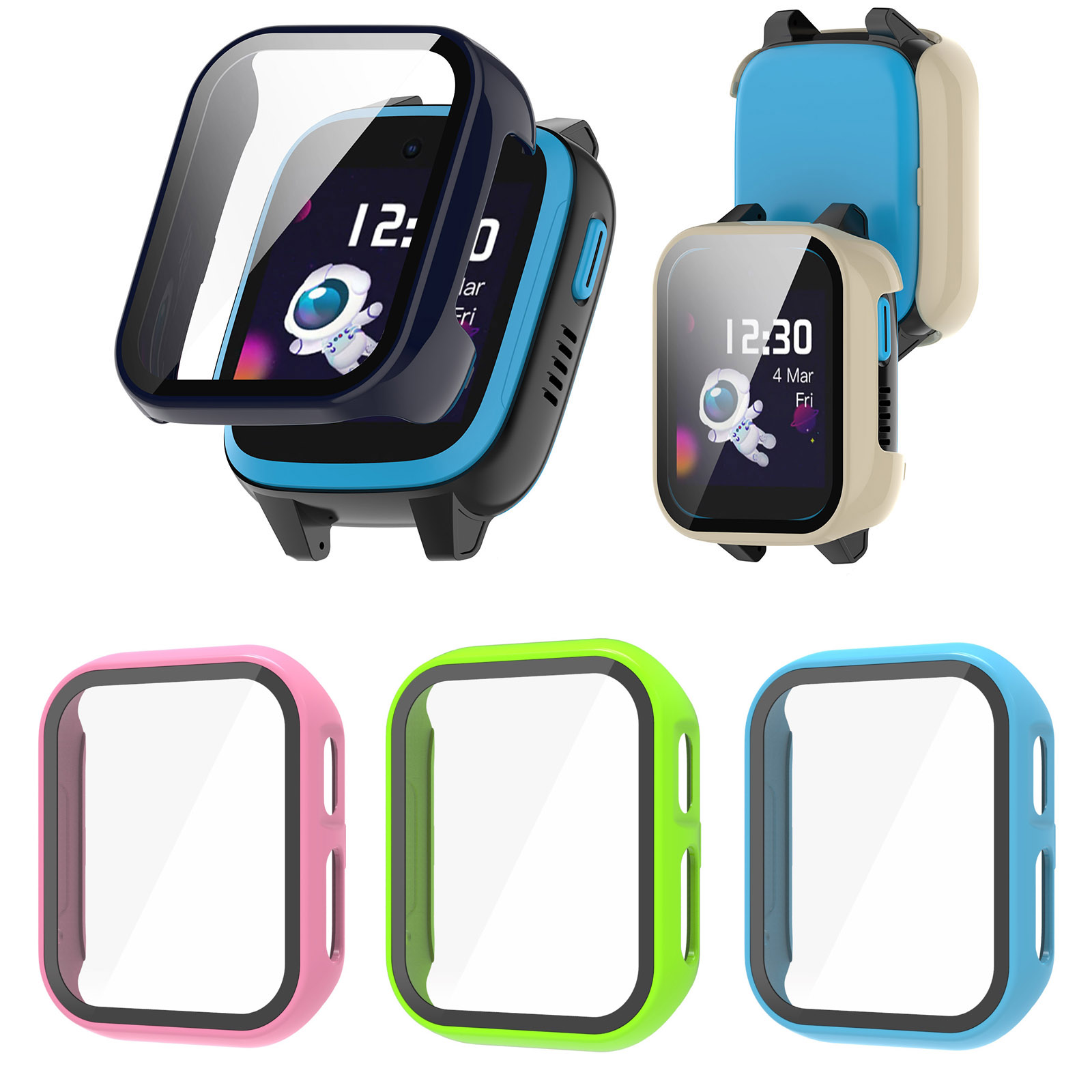 Hard Edge Shell Glas Displays  – Smartwatch Watches Kids Bewertung und Preis