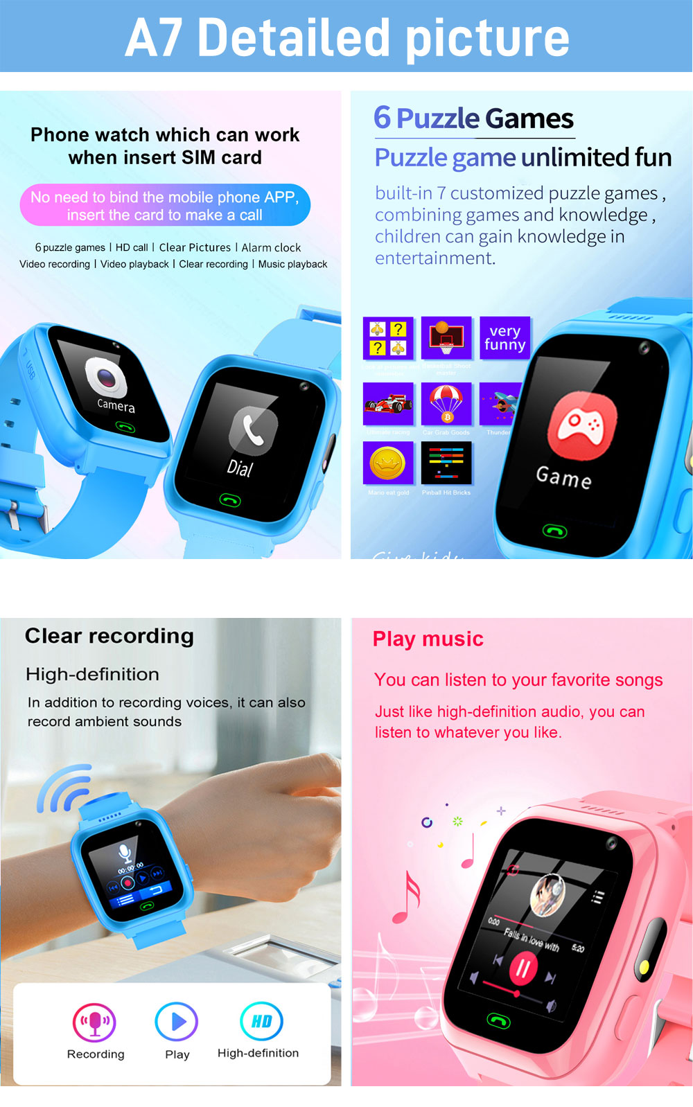 2G 4G Kinder Smart Watch Telef – Smartwatch Watches Gift For Boys Bewertung und Preis