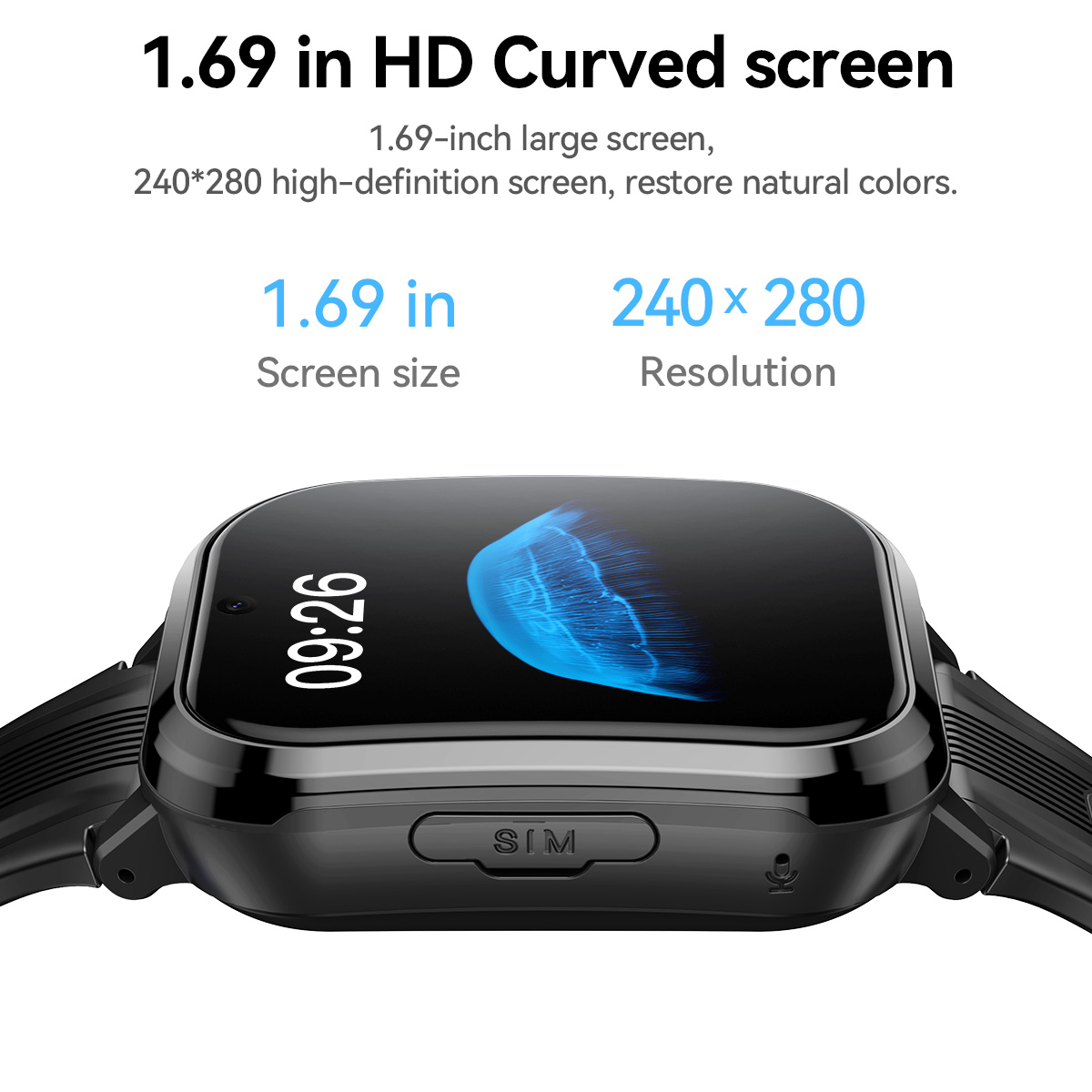 HOCO Y108 1,69 Zoll HD LCD Geb – Smartwatch Watches For Kid Boy With Gps Bewertung und Preis